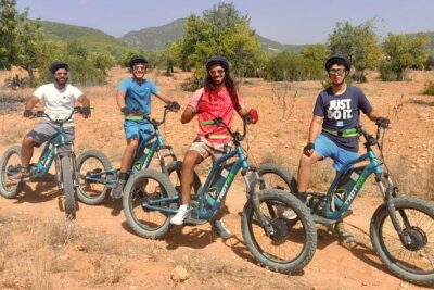 Extreme e-scooter off-road excursions