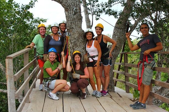Extreme Experience From Cancun (Atv Shared, Zipline and Cenote) - A low-key zipline over the trees