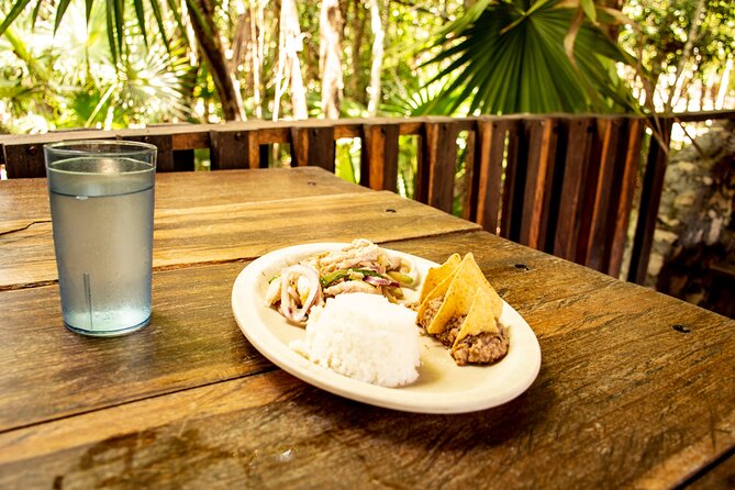 Extreme Experience From Cancun (Atv Shared, Zipline and Cenote) - Cooling off in the cenote