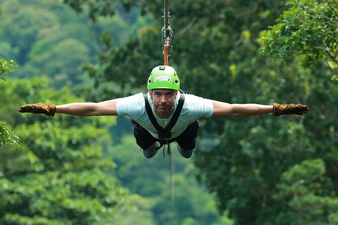 Extreme Zipline tour in Monteverde - The main event: flying over Monteverde’s cloud forest