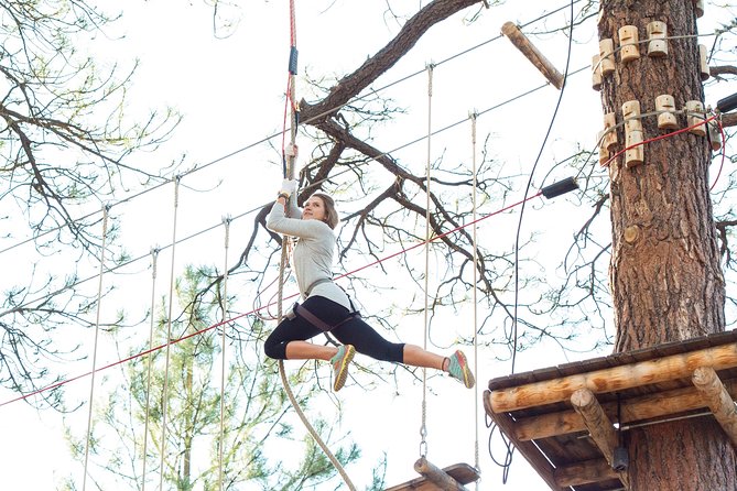 Flagstaff Extreme Adventure Course-Adult Course - Starting at Fort Tuthill with a safety lesson