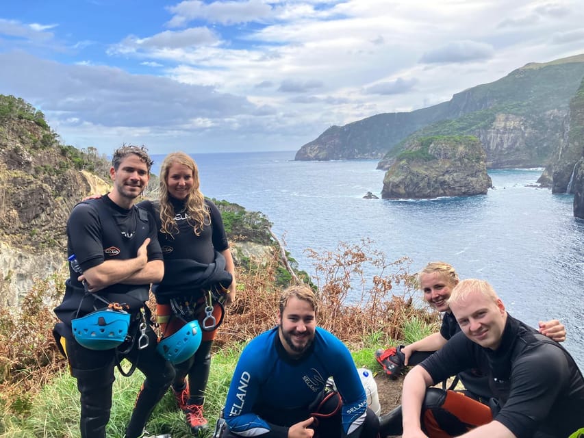 Flores: Canyoning with a Guide and Snack - Ilhéus Inferior - The scenery is part of the reward