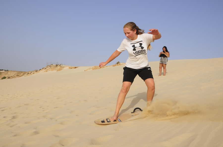 From Boa Vista: Sandboarding Adrenaline down the big Dunes - Timing, languages, and booking flexibility