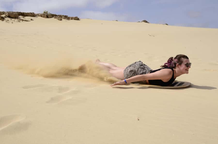 From Boa Vista: Sandboarding Adrenaline down the big Dunes - Reaching Morro de Areia