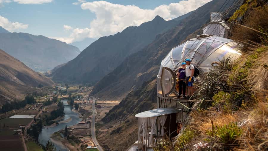 From Cusco: Via Ferrata & Zip Line with lunch - Climbing above the Sacred Valley
