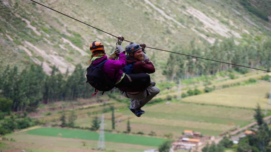 From Cusco: Via Ferrata & Zip Line with lunch - Choosing between the Sky Lodge meal and box lunch