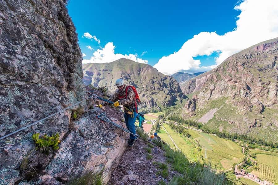 From Cusco: Via Ferrata & Zip Line with lunch - Gearing up for the Via Ferrata