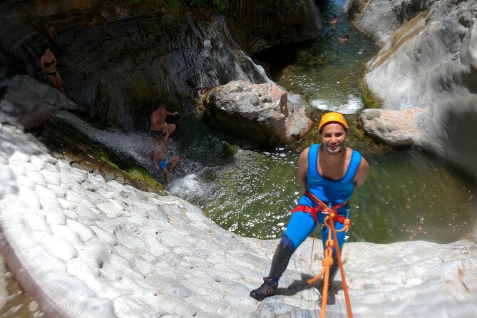 From Estepona: Guided Canyoning Tour on the Guadalmina River - Guides who keep the mood relaxed