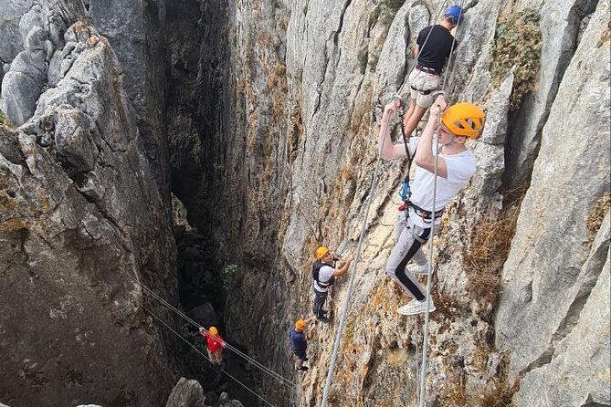 From Estepona: Guided Via Ferrata Adventure in Benalauría - Two K2 bridges and the main thrill