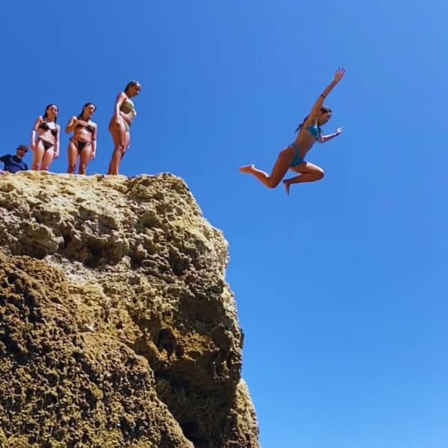 From Faro: Adventure Express Tour - Cliff Jump & Beach - Why this Faro tour feels different from a boat trip