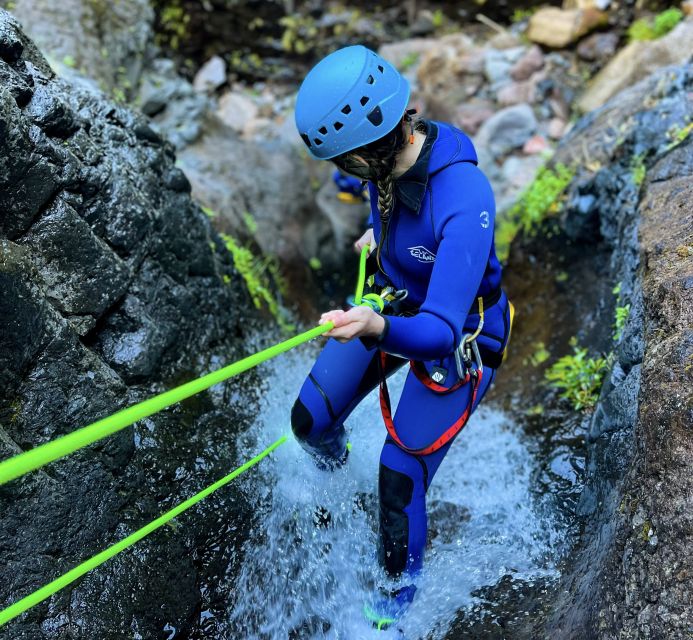 From Funchal: Intermediate (Level 2) Canyoning Adventure - Waterfalls, rope work, and the first big challenge