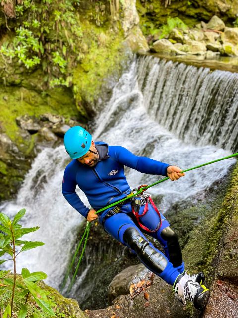 From Funchal: Intermediate (Level 2) Canyoning Adventure - Natural slides, optional jumps, and splash pools
