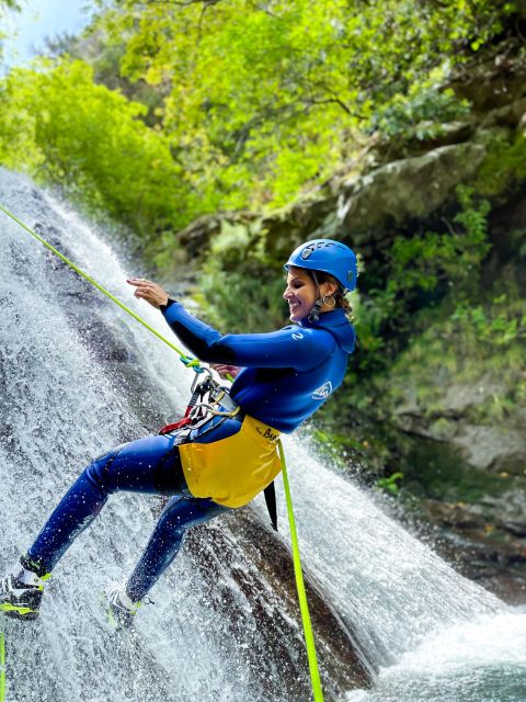 From Funchal: Intermediate (Level 2) Canyoning Adventure - The snack break and second half of the route