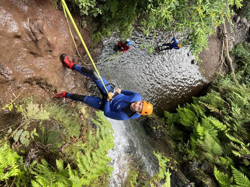 From Funchal: Madeira Island Canyoning for Beginners - Getting fitted before entering the water