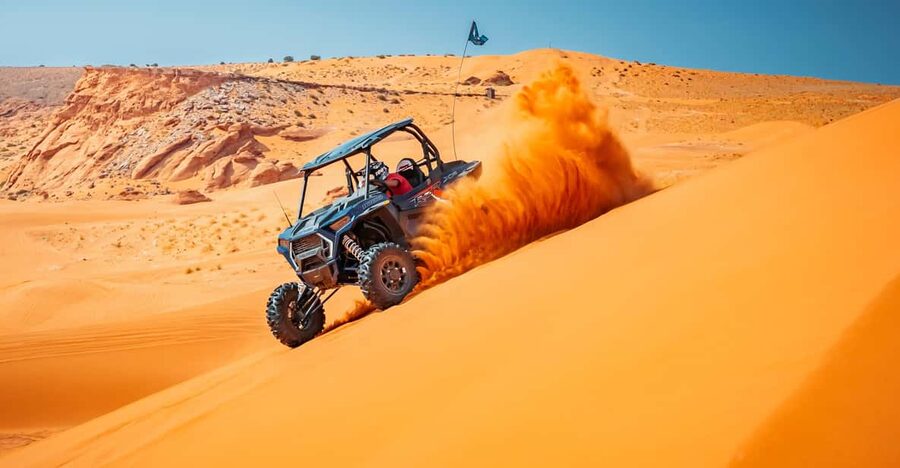 From Greater Zion: Extreme UTV Rock Crawling Tour - The first section: learning how the UTV handles