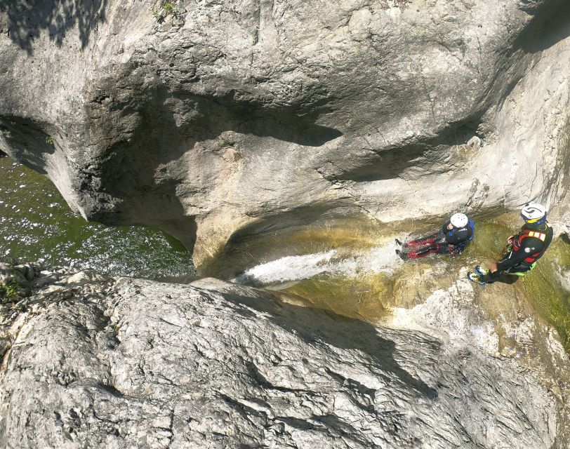 From Interlaken: Canyoning Chli Schliere - Rappelling beside waterfalls