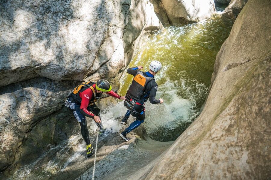From Interlaken: Canyoning Chli Schliere - The guides are a major part of the value