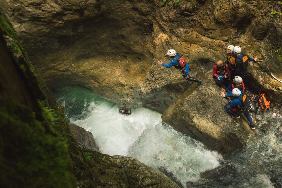 From Interlaken: Local Canyoning Trip - Cold water, wetsuits, and the physical side