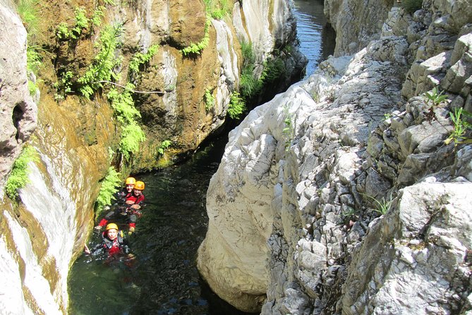 From Marbella: Canyoning Tour in Guadalmina Canyon - Rappelling with a harness and helmet