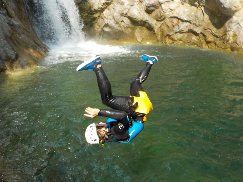 From Omiš: Cetina River Canyoning with Licensed Instructor - Moving through a 150-meter canyon