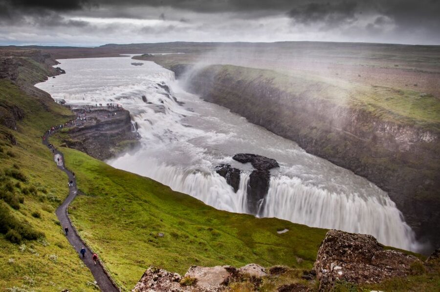 From Reykjavik: Golden Circle and Lava Caving Adventure - Kerið’s red rim and blue-green water