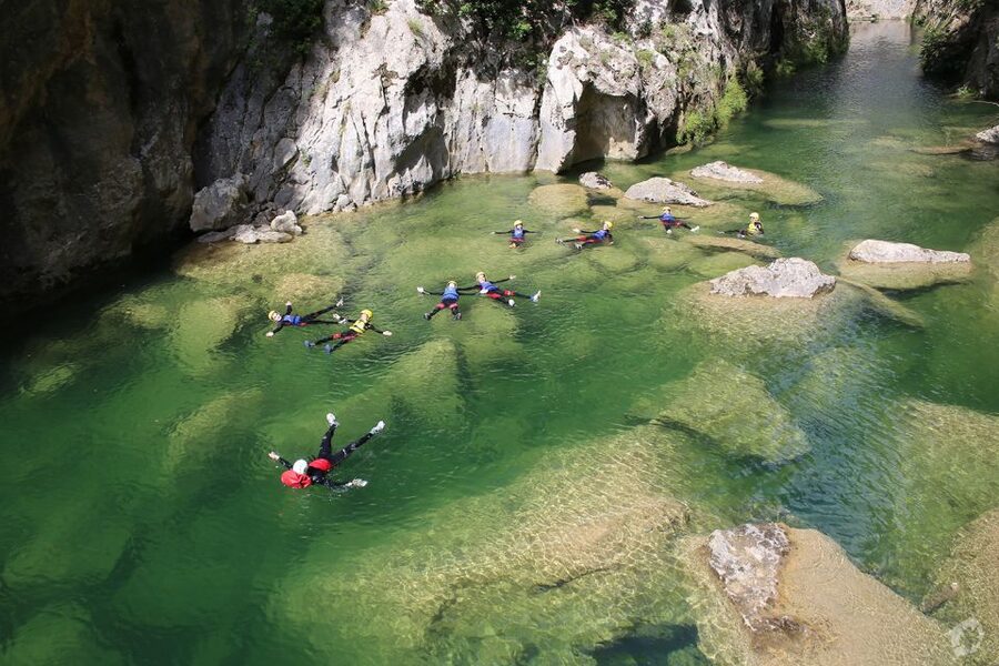 From Split: Canyoning on the Cetina River - The hard part comes before the first swim