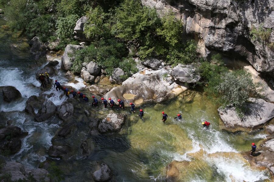 From Split: Canyoning on the Cetina River - How the guides shape the day