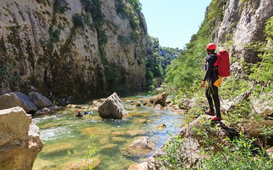 From Split or Zadvarje: Cetina River Canyoning - What the guides do well