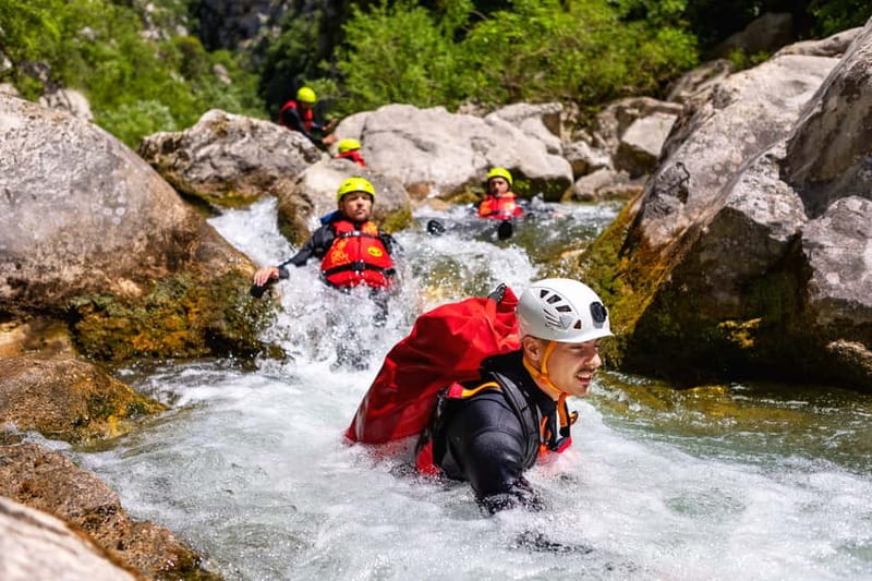 From Split/Šestanovac: Canyoning on Cetina River - Key points at a glance