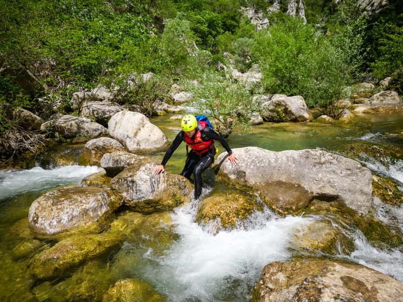 From Split/Šestanovac: Canyoning on Cetina River - Three hours of swimming, hiking, jumps, and slides