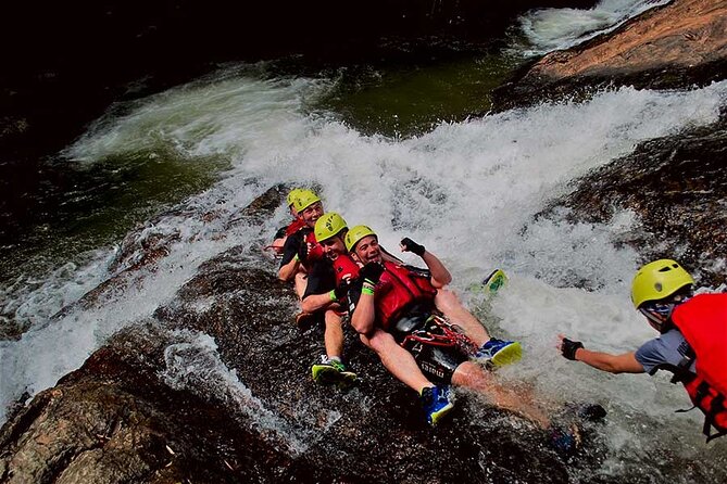 Full Day Canyoning Activity in Da Lat with Lunch - The Tyrolean traverse adds movement and height
