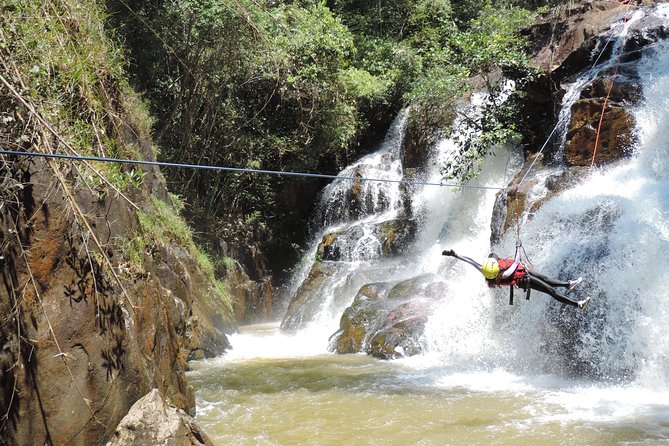 Full-Day Canyoning Tour with Datanla Falls Rappelling - Learning the ropes before the first rappel
