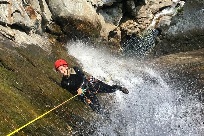 Fun and Adventure - Best beginner canyoning near Bellinzona - The physical effort is more than the four-hour label suggests