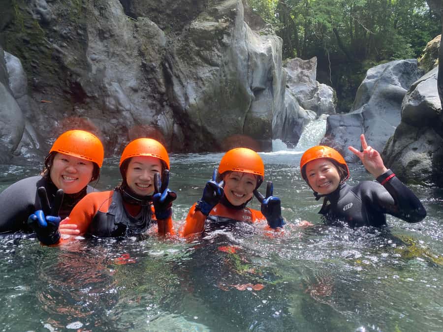 Fun Canyoning Activity at the bottom of Mt. Fuji - Why first-timers are the right audience