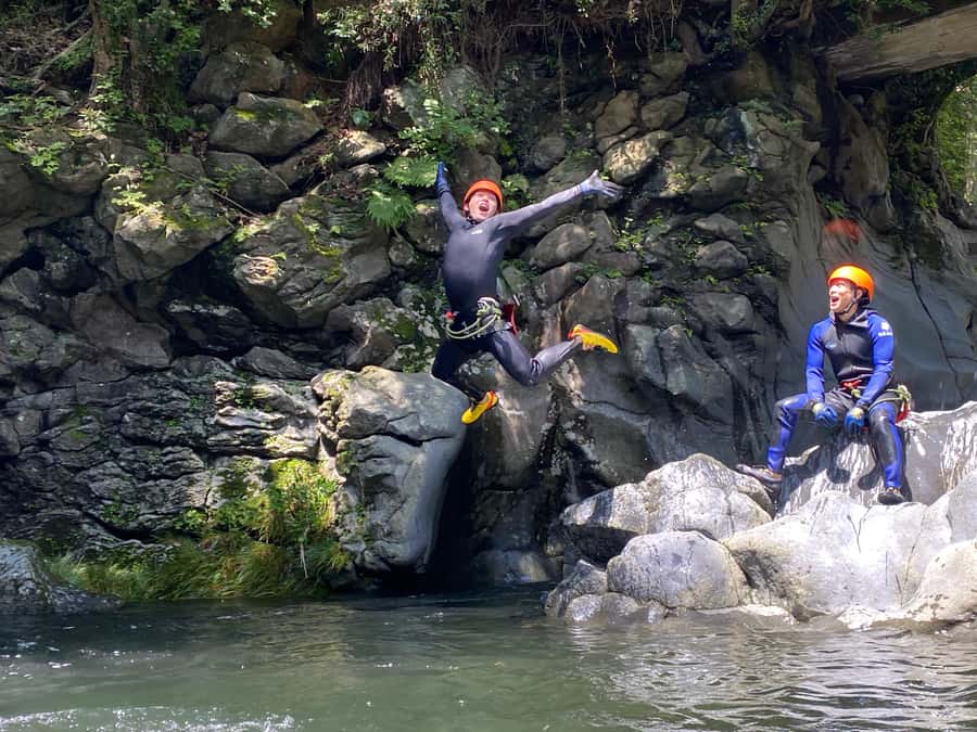 Fun Canyoning Activity at the bottom of Mt. Fuji - What to bring and what to leave behind
