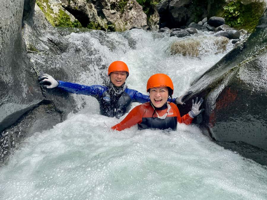 Fun Canyoning Activity at the bottom of Mt. Fuji - What the three-hour outing actually involves