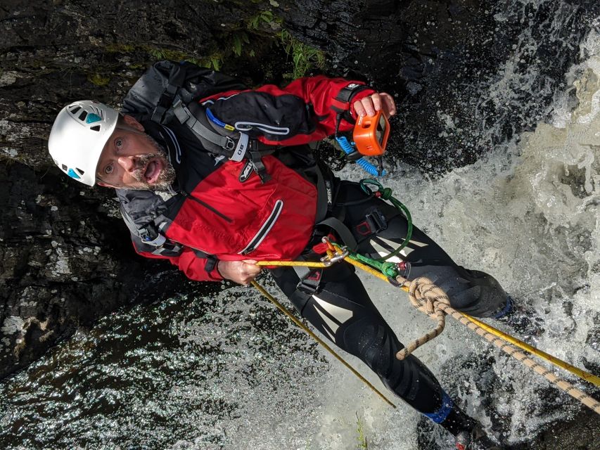 Galloway: Canyoning Adventure Experience - Entering the guided canyon section