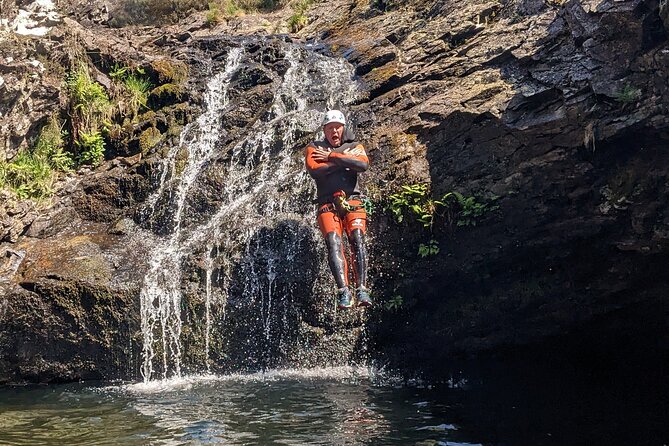 Galloway Canyoning Adventure, Murrays Canyon half day - Abseils, jumps, slides, swims, and the zipline