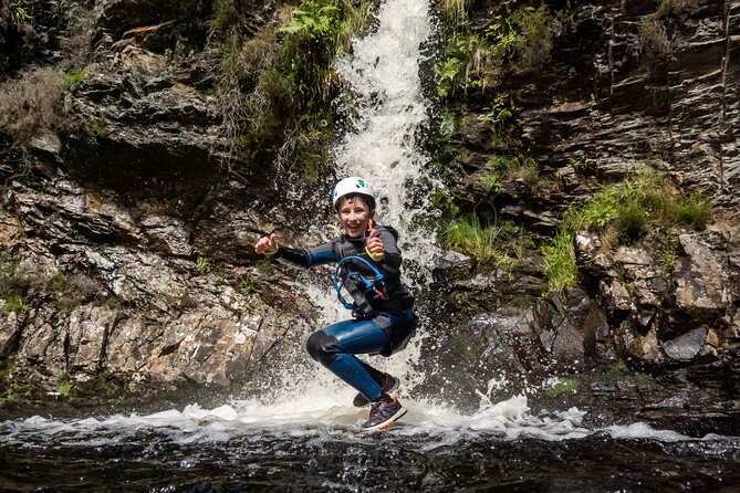 Galloway Canyoning Adventure, Murrays Canyon half day - The final abseil back to the car park