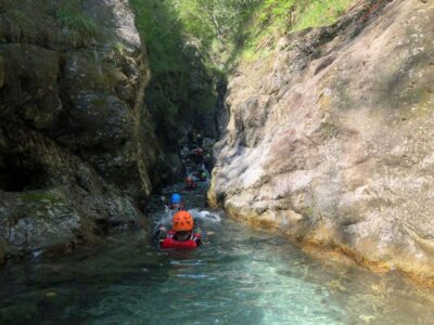 Guided Palvico Gorge Canyoning Trip