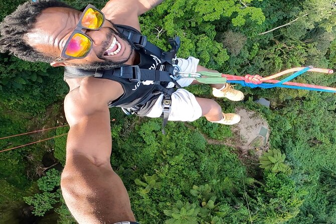 Giant Canyon Swing with Transfers - What happens before the jump