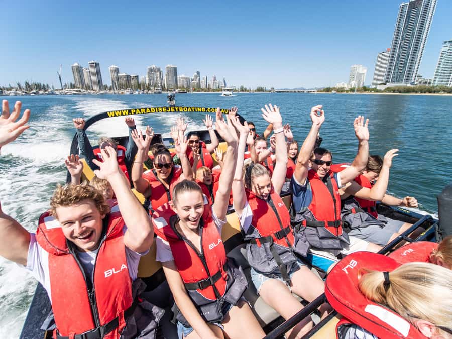 Gold Coast: 1-Hour Extreme Jet Boat Ride - Through the canals before the throttle opens