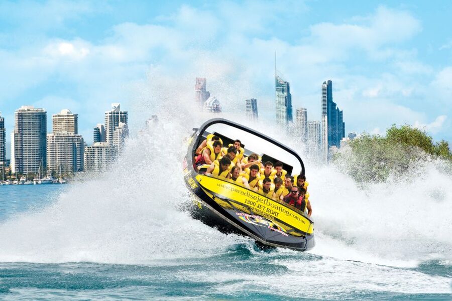 Gold Coast: Extreme Jet Boat Blast Ride - Meeting at Cavill Avenue