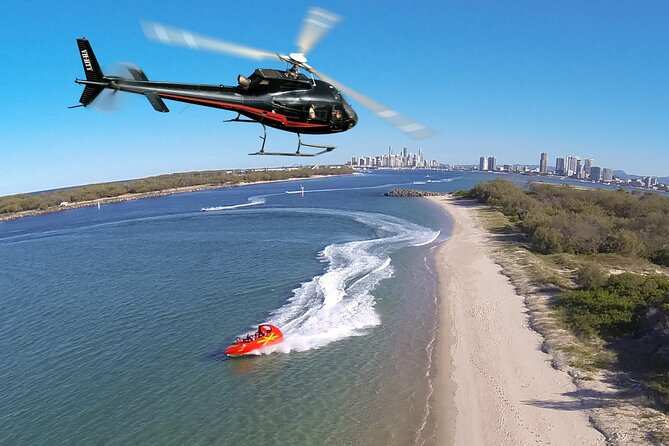 Gold Coast Helicopter 10 min Flight and Jet Boat Ride - Why this Gold Coast combination works