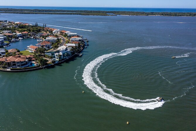 Gold Coast Jet Boat Adventure – 1-Hour Thrill Ride - Sovereign Island and its waterfront mansions