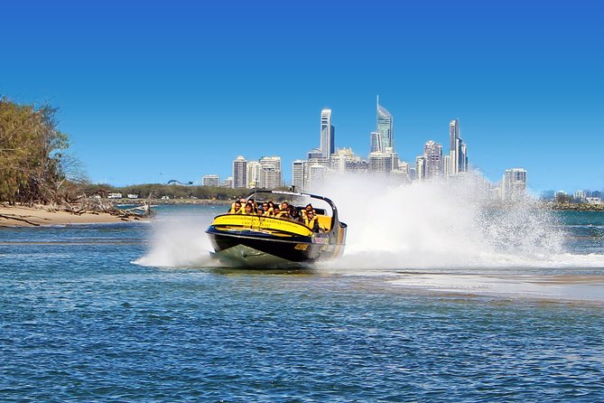 Gold Coast JetBlast Jet Boat Ride – 40-Minute Thrill Experience - Wavebreak Island and the water-level view