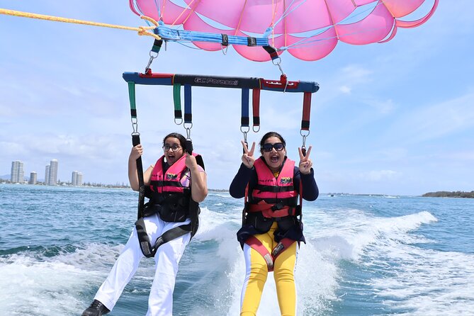 Gold Coast & Surfers Paradise - Parasail & V8 Jetboat Combo - The V8 jetboat turns sightseeing into a splash