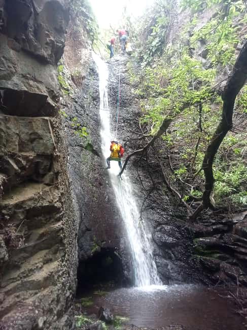 Gran Canaria: Canyoning Adventure in the Green Heart Jungle - Getting fitted with proper canyoning gear
