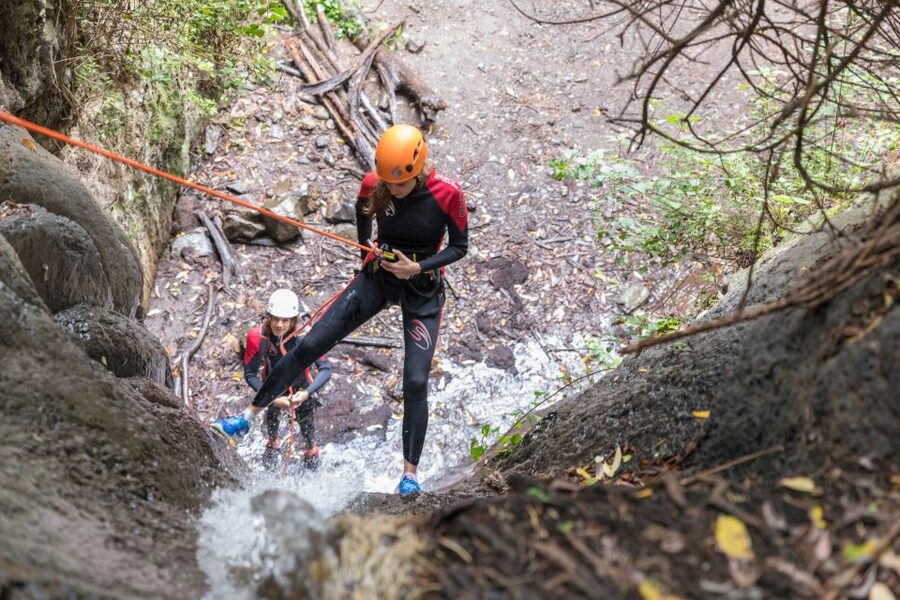 Gran Canaria: Canyoning in the Rainforest - The hard part: steep ground and the return climb