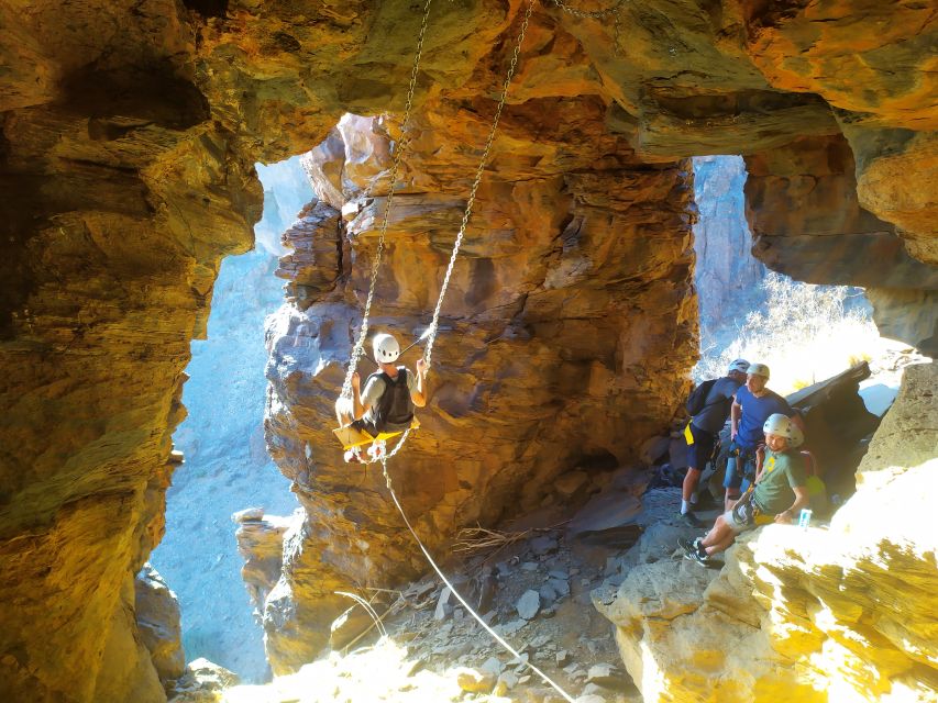 Gran Canaria: Cliff Climbing Via Ferrata Trip by Maspalomas - The return trail and four-hour timing